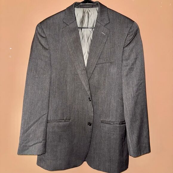 Michael Kors Men's 100% Wool Gray Blazer Sport Coat Jacket Size 40R - Picture 1 of 9